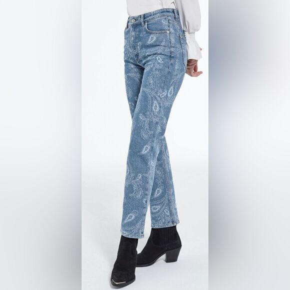 The Kooples Straight Cropped Jeans - Picture 1 of 12